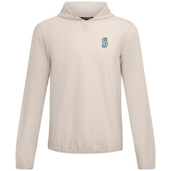 Khaki Seattle Mariners Levelwear Action Insignia 2.0 Pullover Hoodie