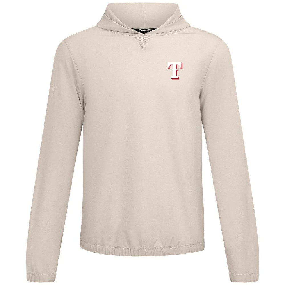 Khaki Texas Rangers Levelwear Action Insignia 2.0 Pullover Hoodie