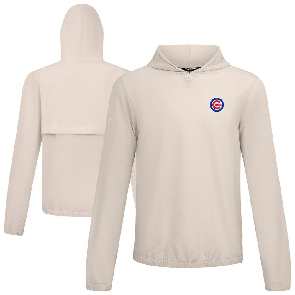 Khaki Chicago Cubs Levelwear Action Insignia 2.0 Pullover Hoodie