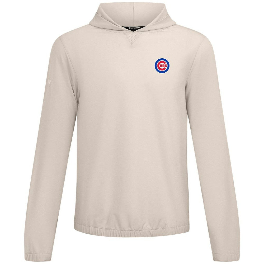 Khaki Chicago Cubs Levelwear Action Insignia 2.0 Pullover Hoodie