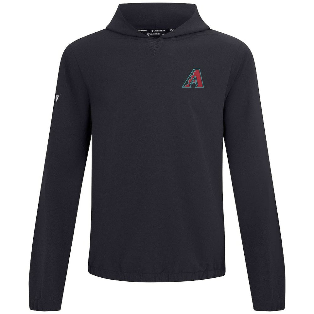 Black Arizona Diamondbacks Levelwear Action Insignia 2.0 Pullover Hoodie