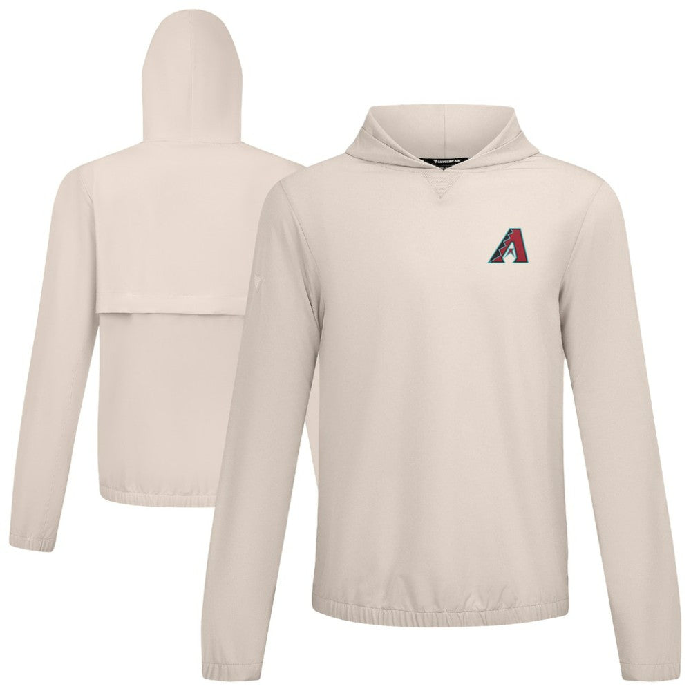 Khaki Arizona Diamondbacks Levelwear Action Insignia 2.0 Pullover Hoodie