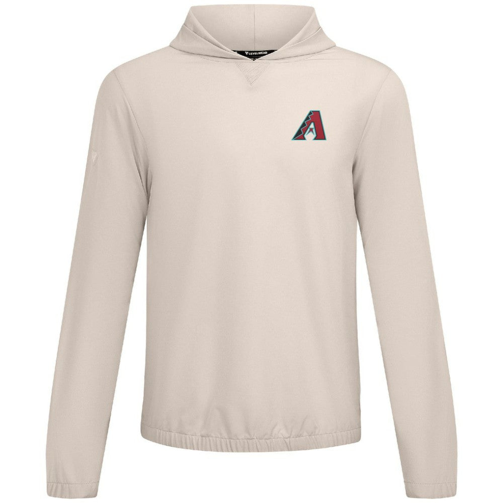 Khaki Arizona Diamondbacks Levelwear Action Insignia 2.0 Pullover Hoodie
