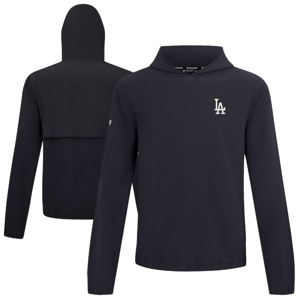 Black Los Angeles Dodgers Levelwear Action Insignia 2.0 Pullover Hoodie