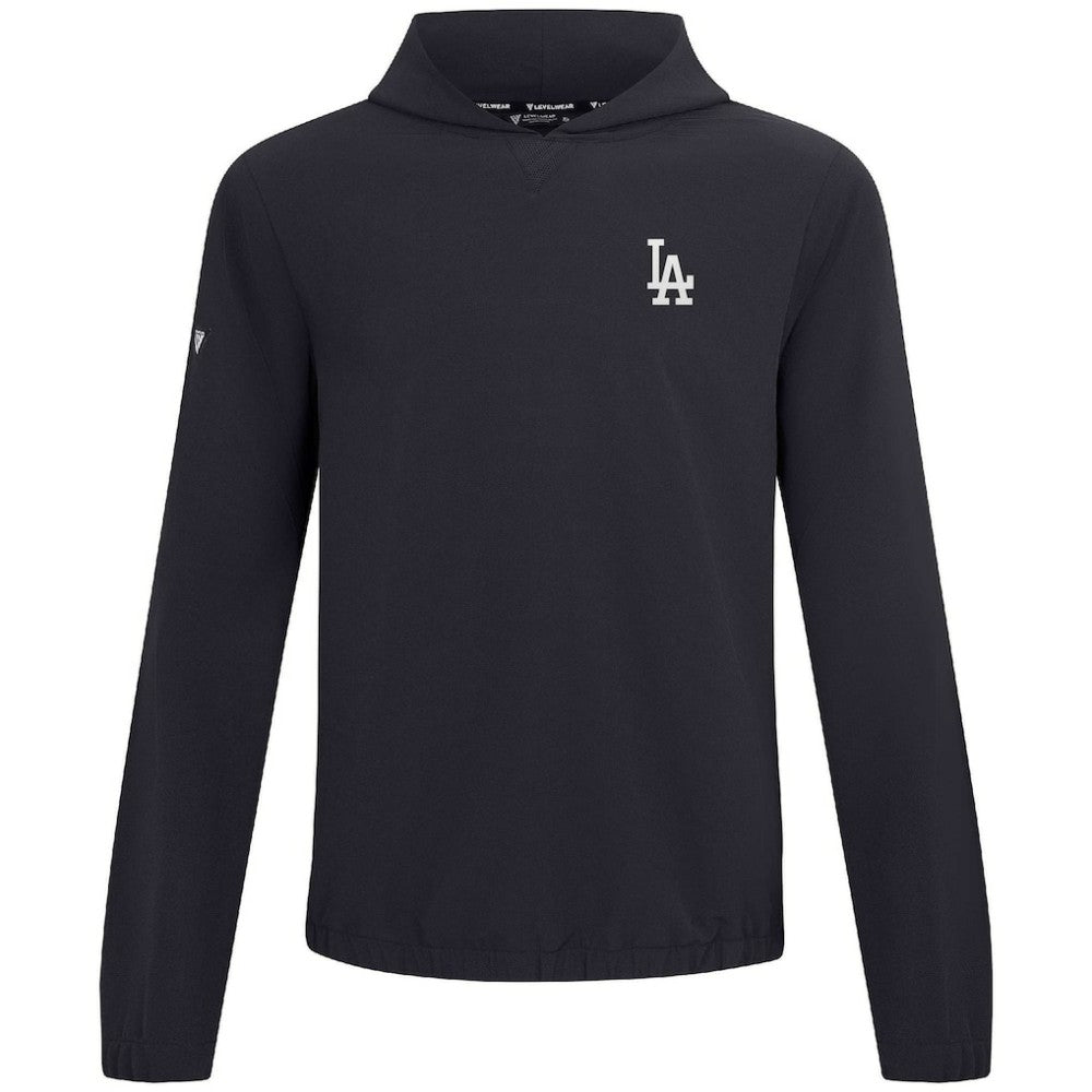 Black Los Angeles Dodgers Levelwear Action Insignia 2.0 Pullover Hoodie