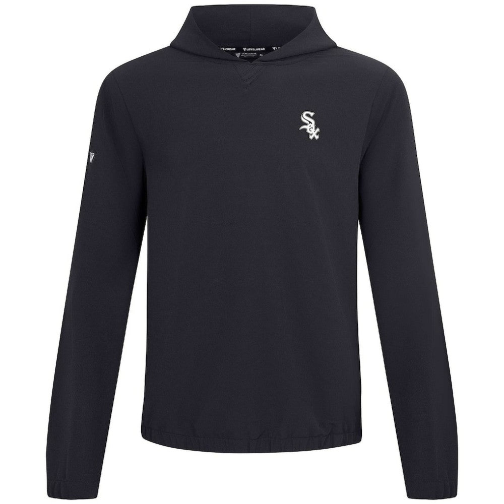 Black Chicago White Sox Levelwear Action Insignia 2.0 Pullover Hoodie
