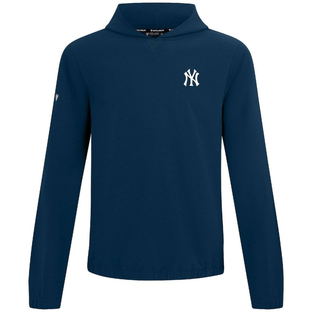 Navy New York Yankees Levelwear Action Insignia 2.0 Pullover Hoodie