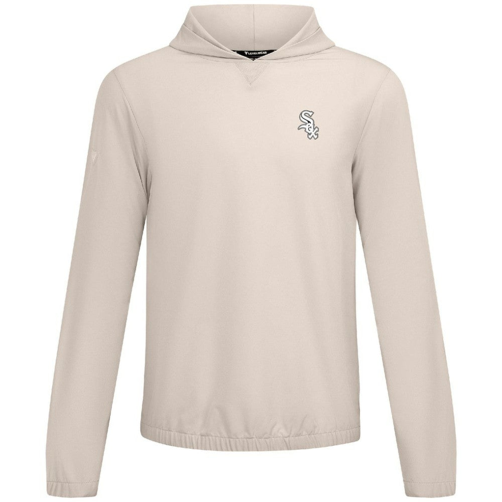Khaki Chicago White Sox Levelwear Action Insignia 2.0 Pullover Hoodie