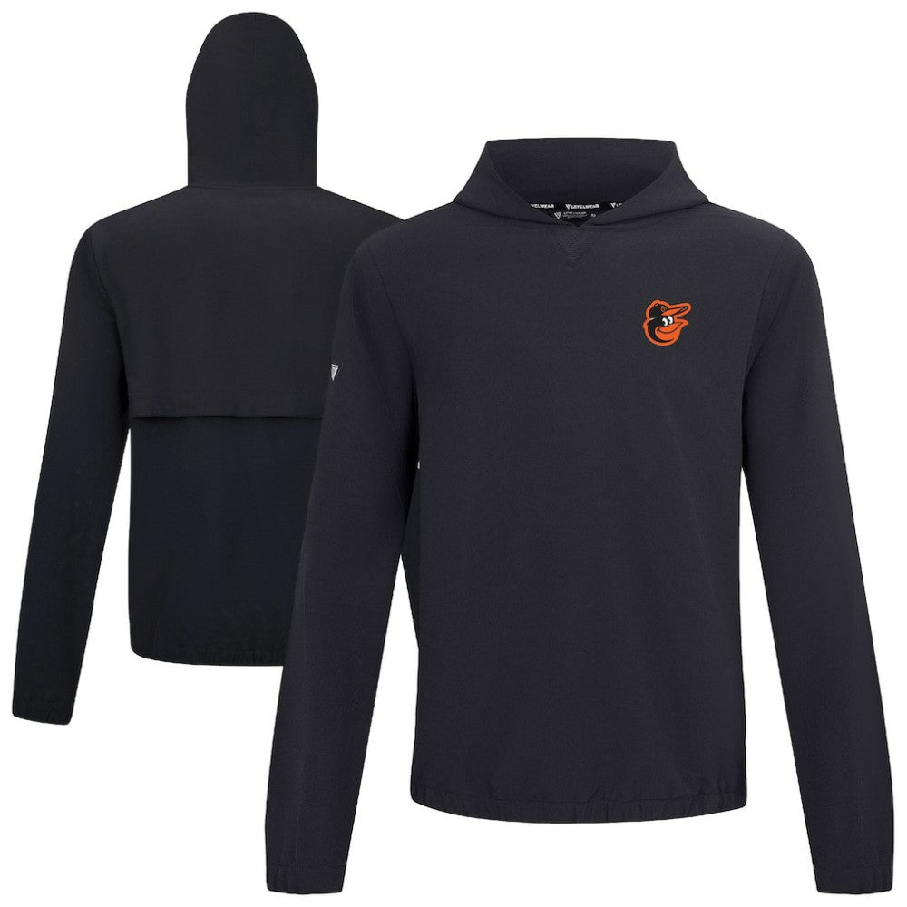 Black Baltimore Orioles Levelwear Action Insignia 2.0 Pullover Hoodie
