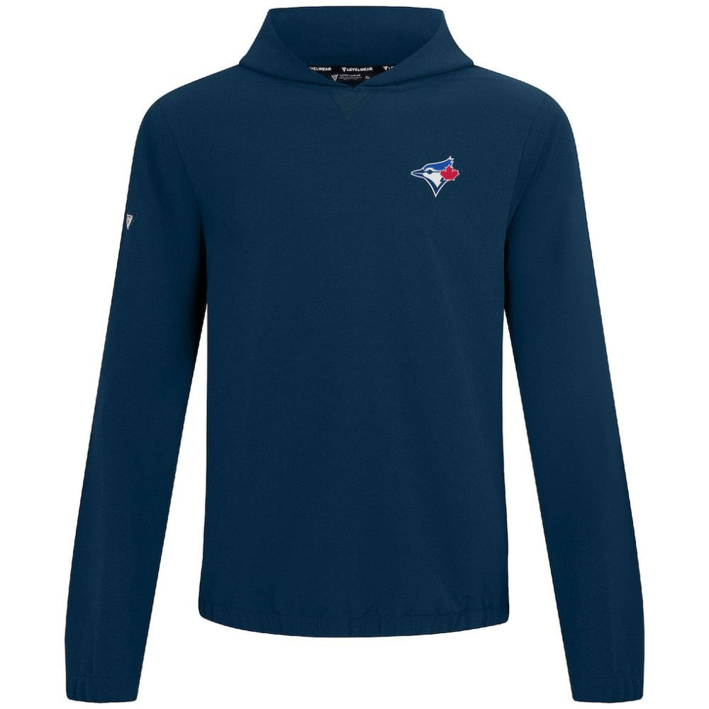 Navy Toronto Blue Jays Levelwear Action Insignia 2.0 Pullover Hoodie