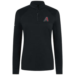 Black Arizona Diamondbacks Levelwear Women's Power Insignia 2.0 Quarter-Zip Pullover Top