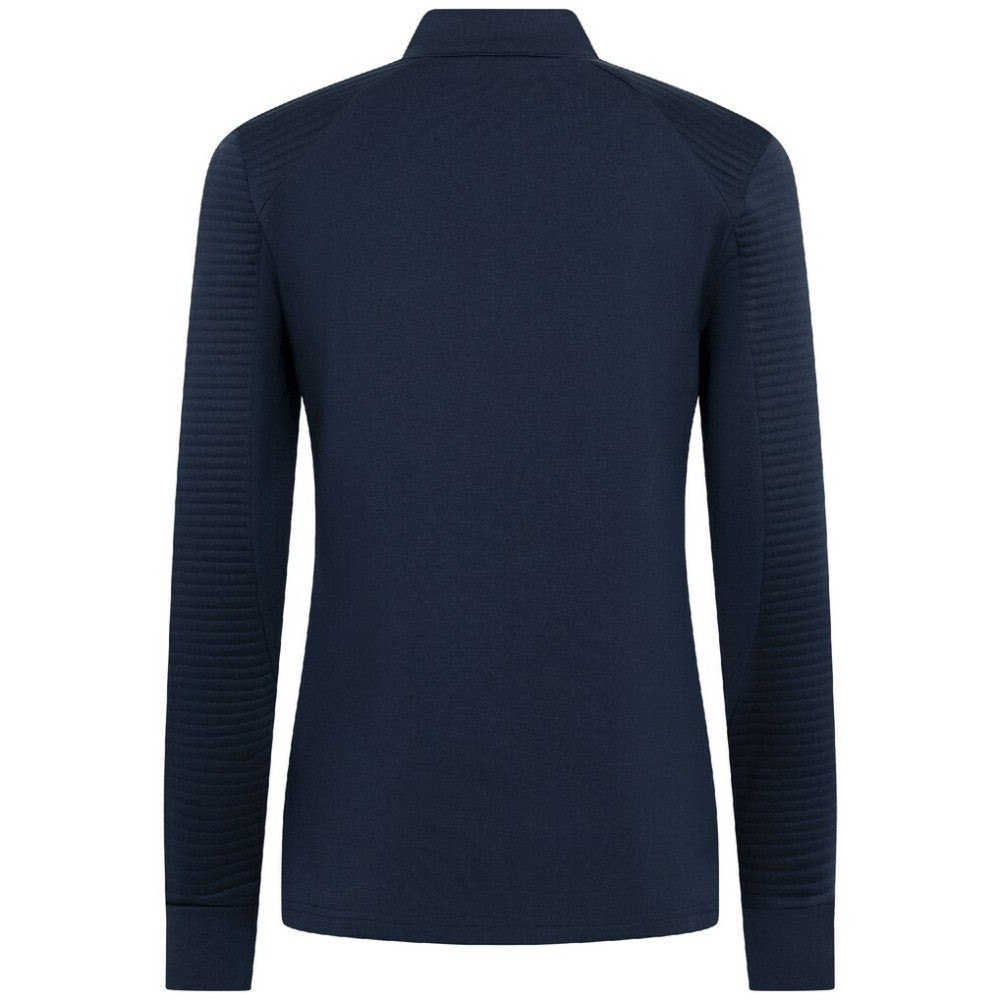 Navy Washington Nationals Levelwear Women's Power Insignia 2.0 Quarter-Zip Pullover Top