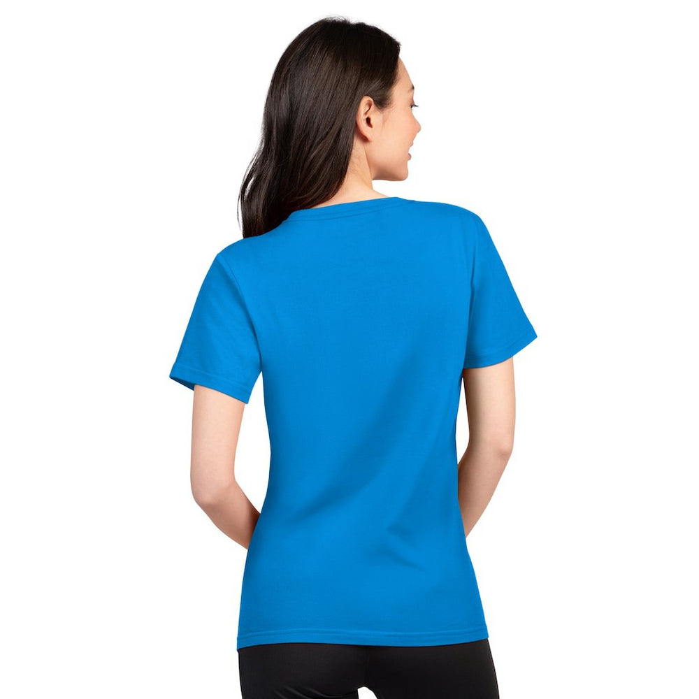 G-III 4Her by Carl Banks Women's Super-Slim Lightweight Winning Crew T-Shirt - Los Angeles Chargers T-shirts
