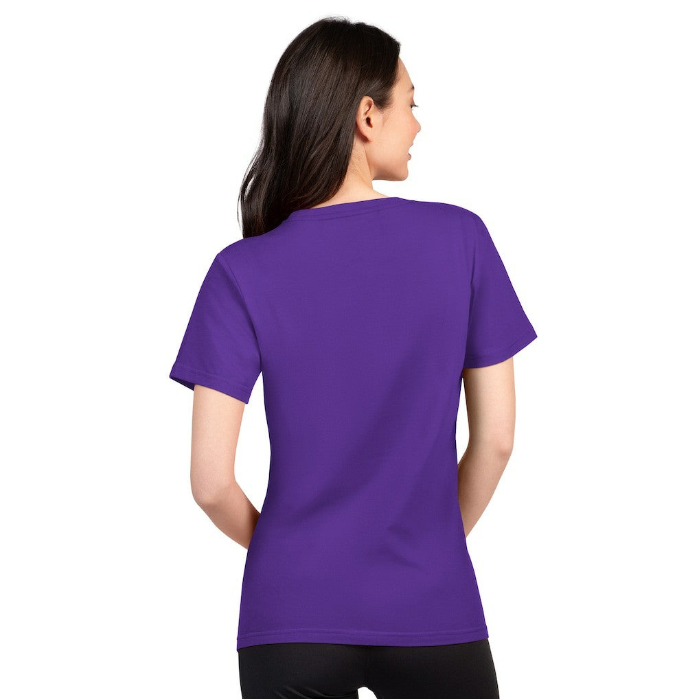 G-III 4Her by Carl Banks Women's Super-Slim Lightweight Winning Crew T-Shirt - Minnesota Vikings T-shirts