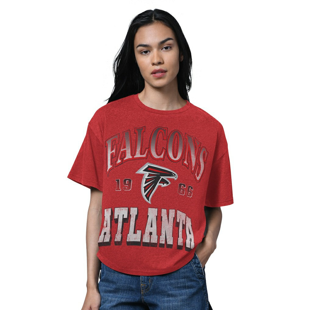 Starter Women's Oversized Hall of Fame T-Shirt - Atlanta Falcons T-shirts