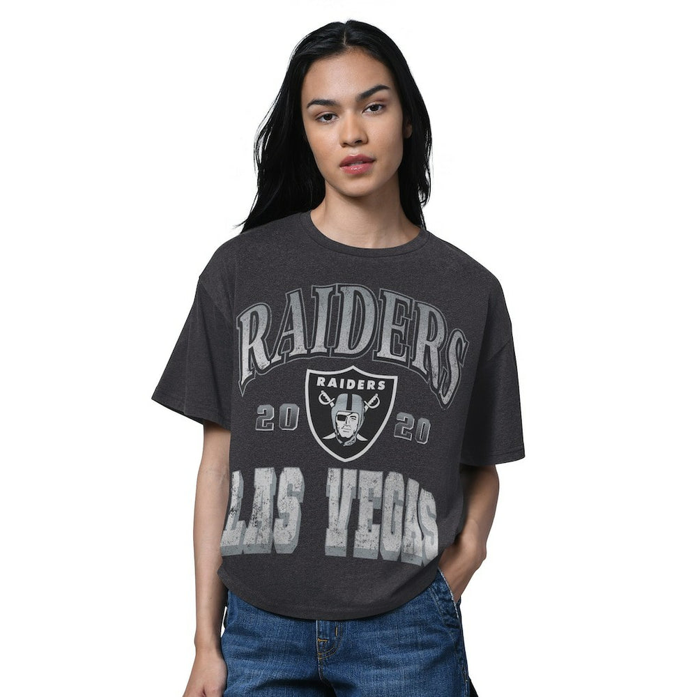 Starter Women's Oversized Hall of Fame T-Shirt - Las Vegas Raiders T-shirts