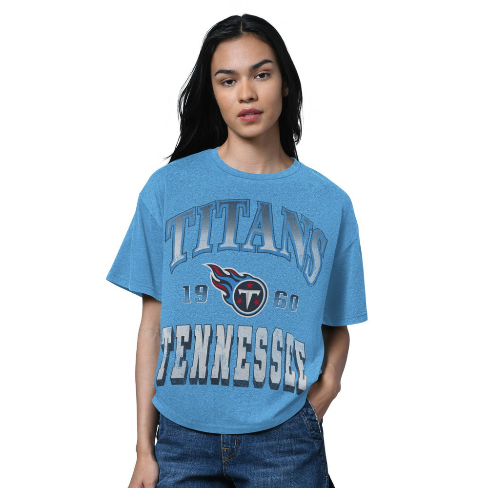 Starter Women's Oversized Hall of Fame T-Shirt - Tennessee Titans T-shirts