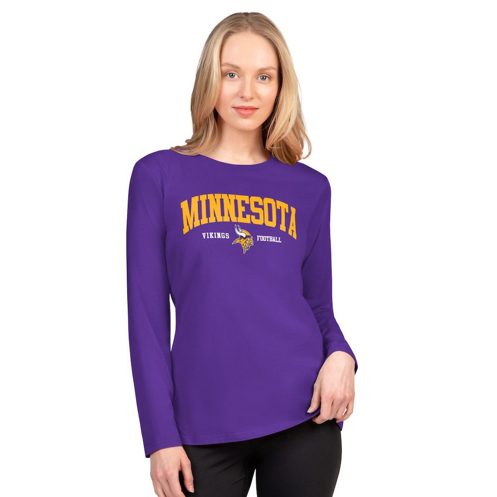 G-III 4Her by Carl Banks Women's Best Play Long Sleeve T-Shirt - Minnesota Vikings T-shirts