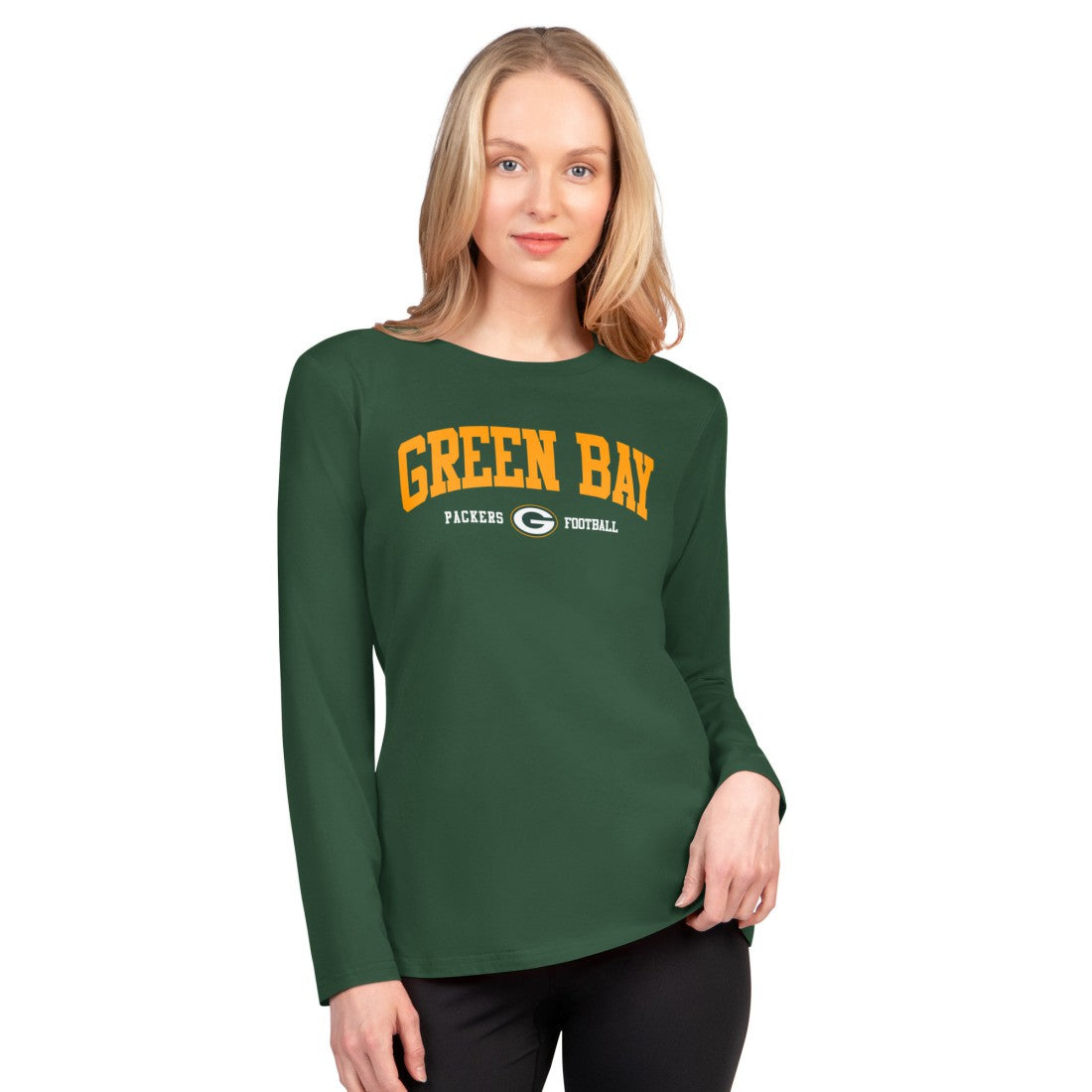 G-III 4Her by Carl Banks Women's Best Play Long Sleeve T-Shirt - Green Bay Packers T-shirts