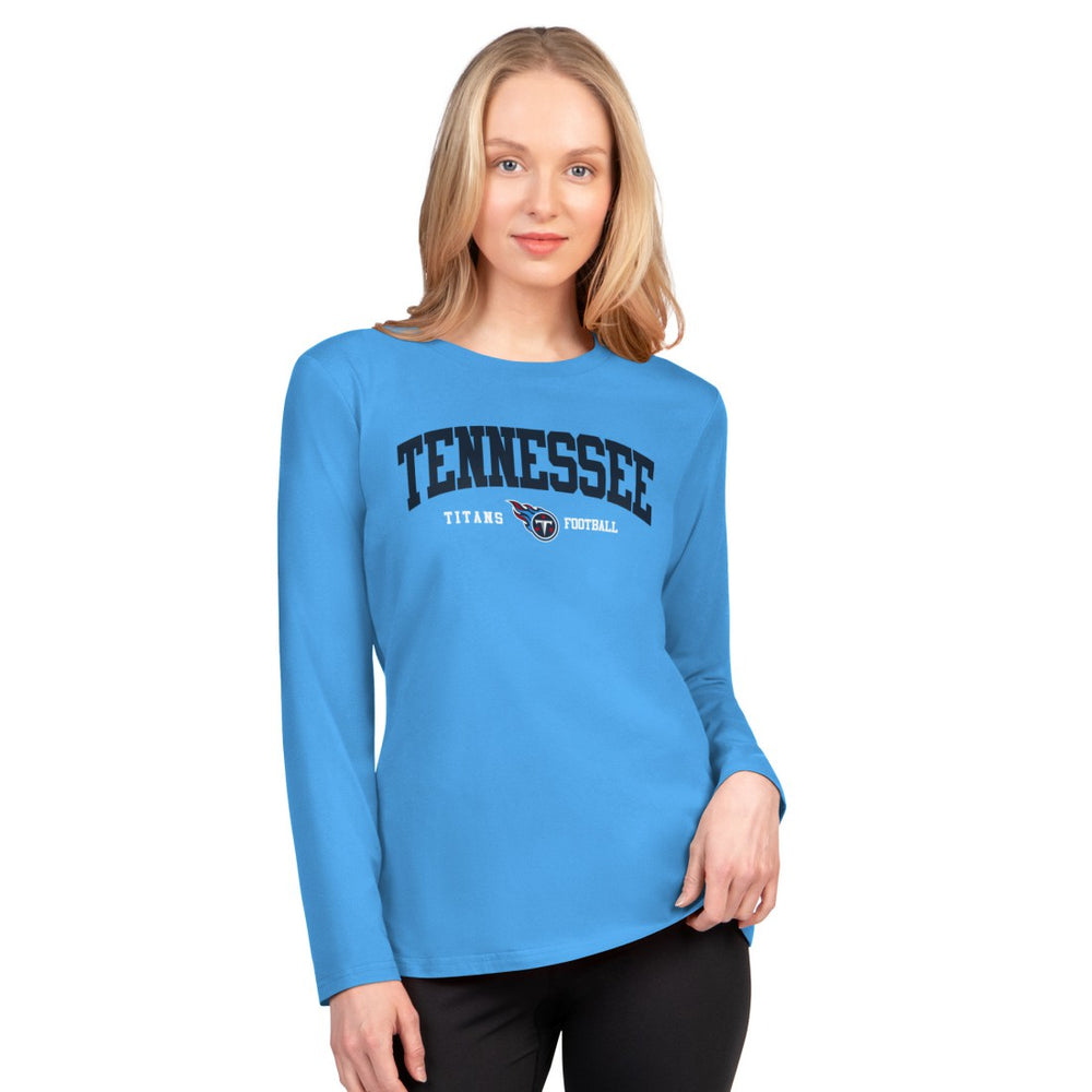 G-III 4Her by Carl Banks Women's Best Play Long Sleeve T-Shirt - Tennessee Titans T-shirts