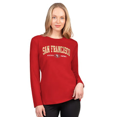 G-III 4Her by Carl Banks Women's Best Play Long Sleeve T-Shirt - San Francisco 49ers T-shirts