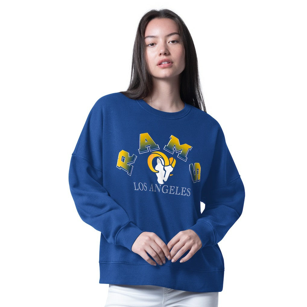 G-III 4Her by Carl Banks Women's Oversized Feud Sweatshirt - Los Angeles Rams Sweatshirts