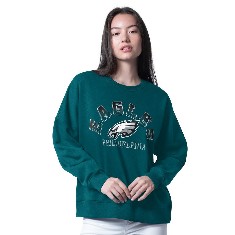 G-III 4Her by Carl Banks Women's Oversized Feud Sweatshirt - Philadelphia Eagles Sweatshirts