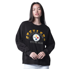 G-III 4Her by Carl Banks Women's Oversized Feud Sweatshirt - Pittsburgh Steelers Sweatshirts