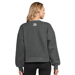 Starter Women's Show Up Cropped Fleece Pullover Sweatshirt - Cincinnati Bengals Pullover