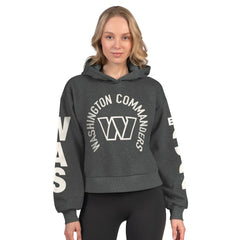 Starter Women's Star Player Cropped Fleece Pullover Hoodie - Washington Commanders Hoodies