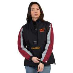 Starter Women's Thursday Night Gridiron Half-Zip Jacket - Washington Commanders Jackets