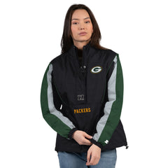 Starter Women's Thursday Night Gridiron Half-Zip Jacket - Green Bay Packers Jackets
