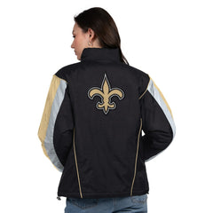 Starter Women's Thursday Night Gridiron Half-Zip Jacket - New Orleans Saints Jackets