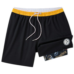 Chubbies 5.5" Classic Lined Swim Trunks - Pittsburgh Steelers