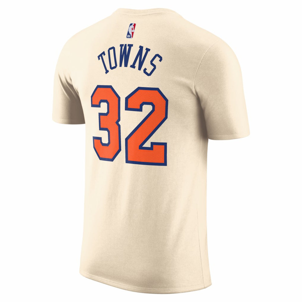 Nike Karl-Anthony Towns New York Knicks Unisex 2025/26 City Edition Name & Number T-Shirt