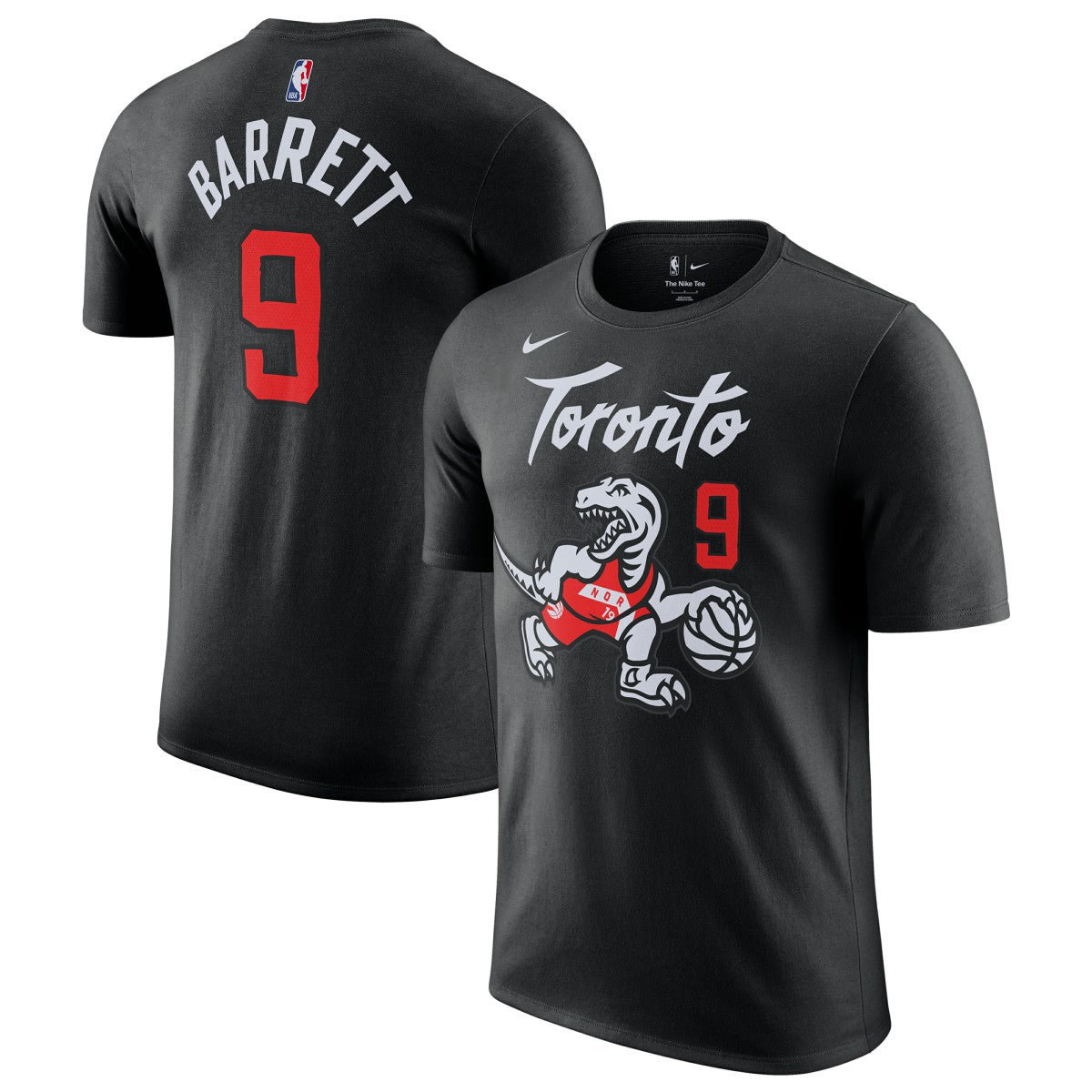 Nike RJ Barrett Toronto Raptors Unisex 2025/26 City Edition Name & Number T-Shirt