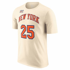Nike Mikal Bridges New York Knicks Unisex 2025/26 City Edition Name & Number T-Shirt