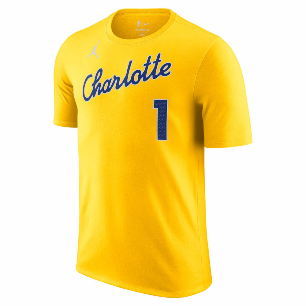 LaMelo Ball Charlotte Hornets Jordan Brand Unisex 2025/26 City Edition Name & Number T-Shirt
