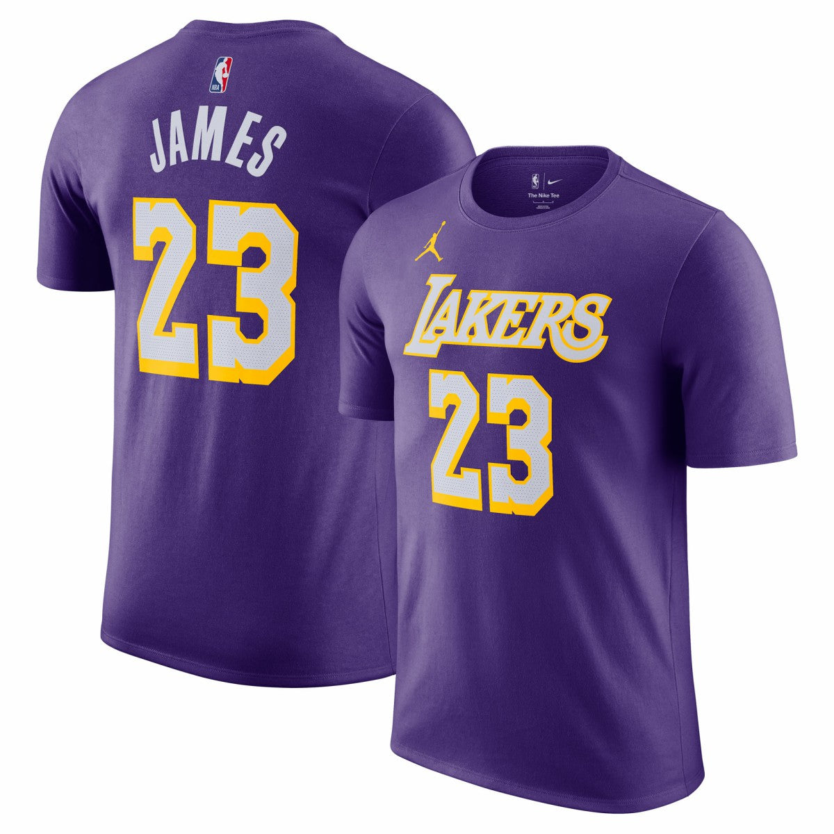LeBron James Los Angeles Lakers Jordan Brand Unisex Name & Number T-Shirt