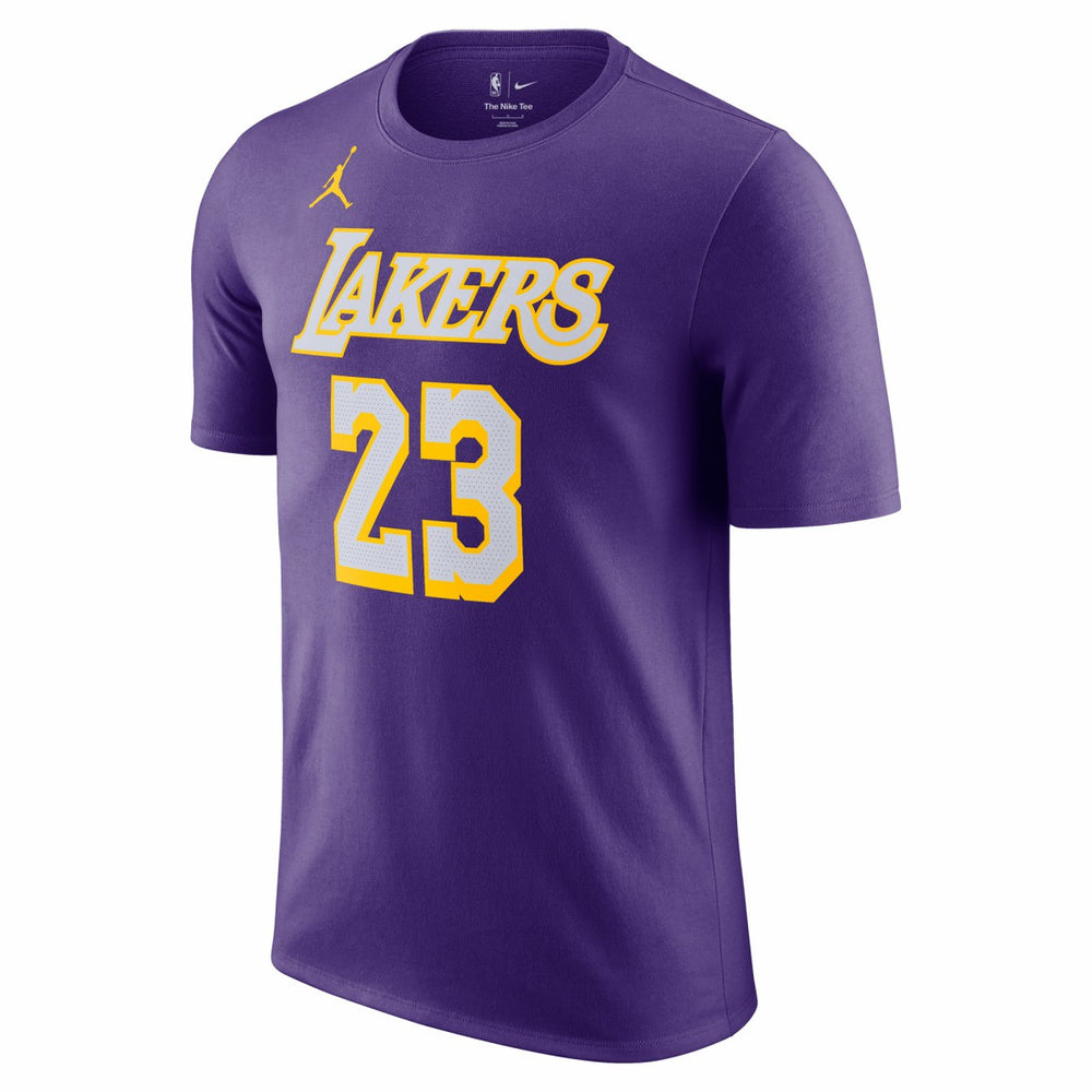 LeBron James Los Angeles Lakers Jordan Brand Unisex Name & Number T-Shirt