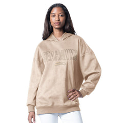 G-III 4Her by Carl Banks Women's Best Hitter Oversized Tunic Pullover Hoodie - Seattle Seahawks Hoodies