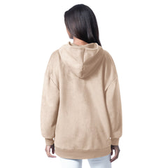 G-III 4Her by Carl Banks Women's Best Hitter Oversized Tunic Pullover Hoodie - Denver Broncos Hoodies