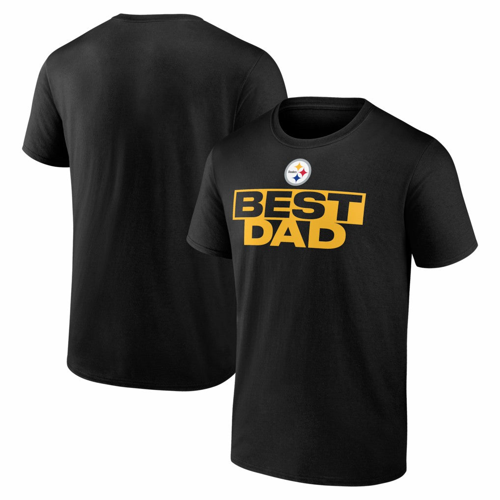 Best Dad Father's Day T-Shirt - Pittsburgh Steelers T-shirts