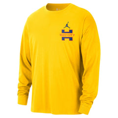 Charlotte Hornets Jordan Brand 2025/26 City Edition Remix Essential Logo Long Sleeve T-Shirt