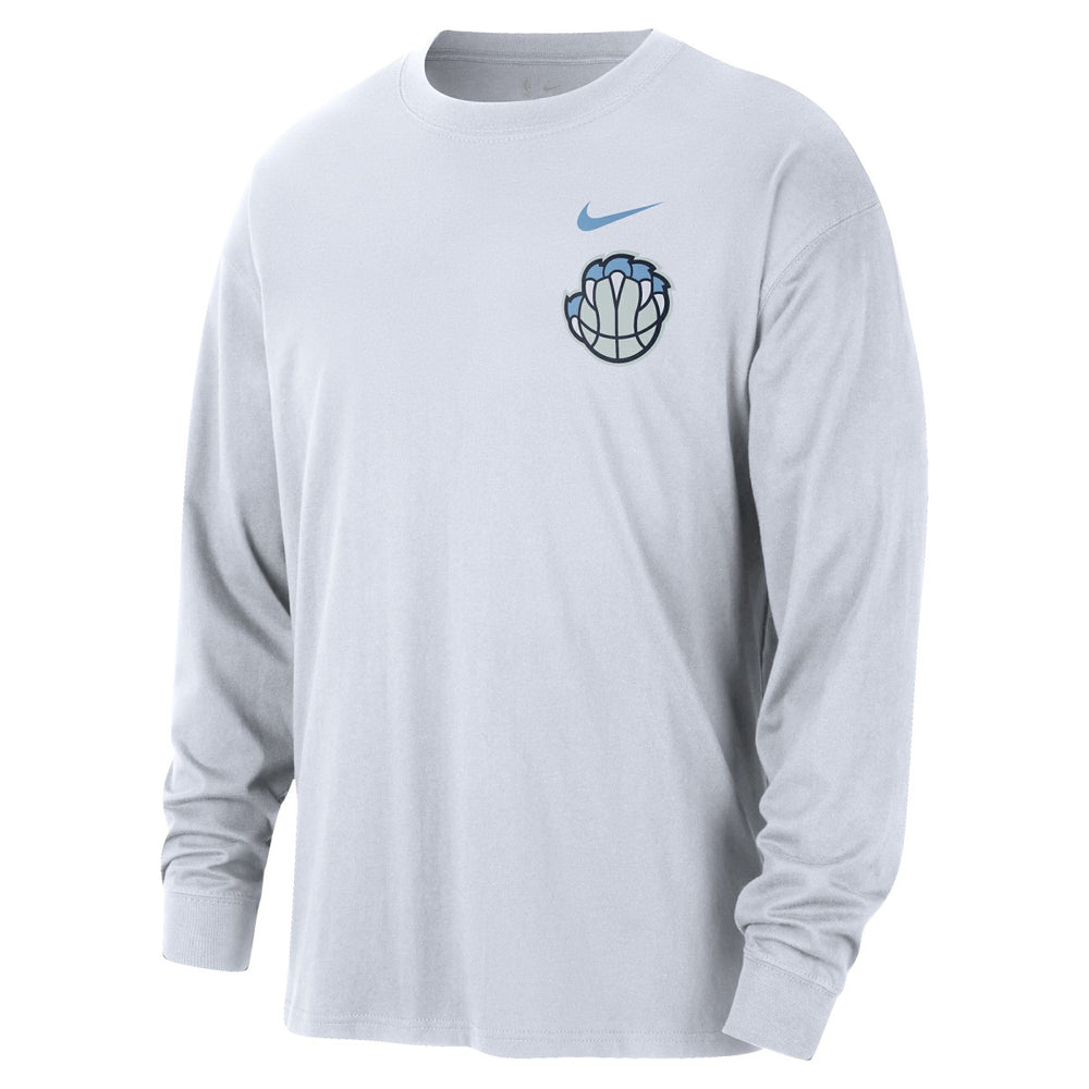 Nike Memphis Grizzlies 2025/26 City Edition Remix Essential Logo Long Sleeve T-Shirt