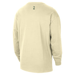 Nike Milwaukee Bucks 2025/26 City Edition Remix Essential Logo Long Sleeve T-Shirt