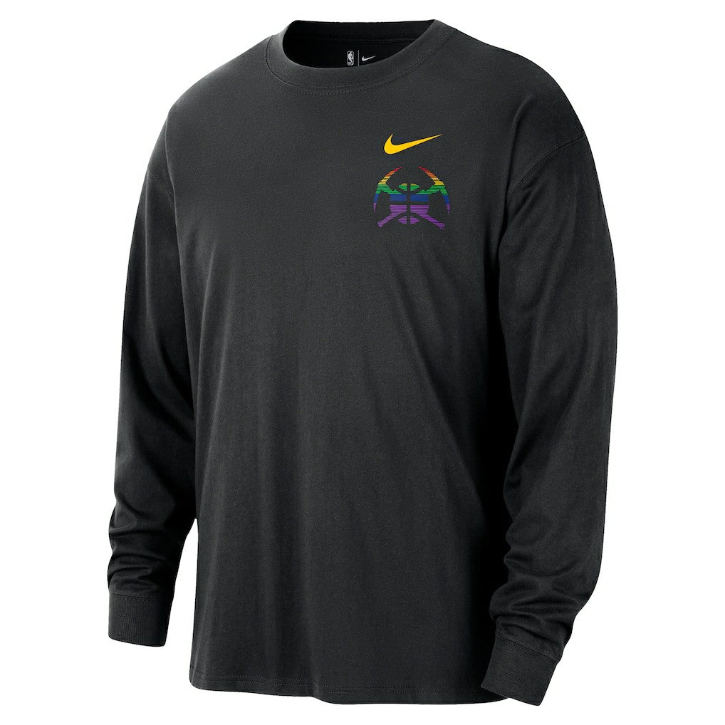 Nike Denver Nuggets 2025/26 City Edition Remix Essential Logo Long Sleeve T-Shirt sale