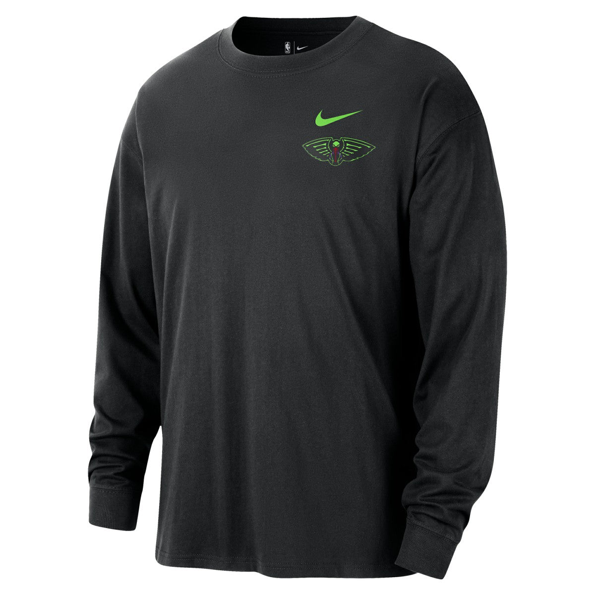 Nike New Orleans Pelicans 2025/26 City Edition Remix Essential Logo Long Sleeve T-Shirt