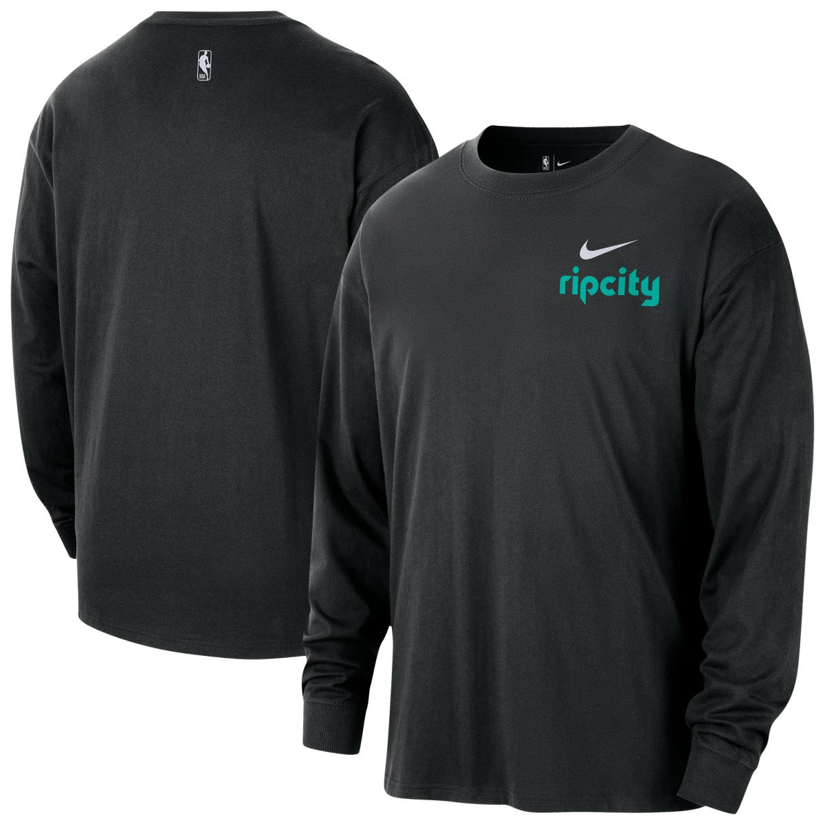 Nike Portland Trail Blazers 2025/26 City Edition Remix Essential Logo Long Sleeve T-Shirt