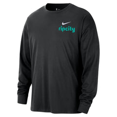 Nike Portland Trail Blazers 2025/26 City Edition Remix Essential Logo Long Sleeve T-Shirt